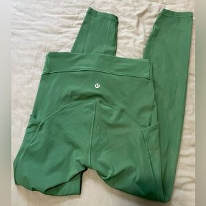 Lululemon Green Running Leggings